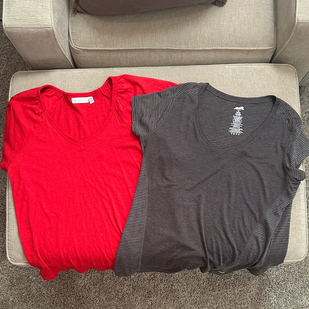 Set of V-Neck Tops